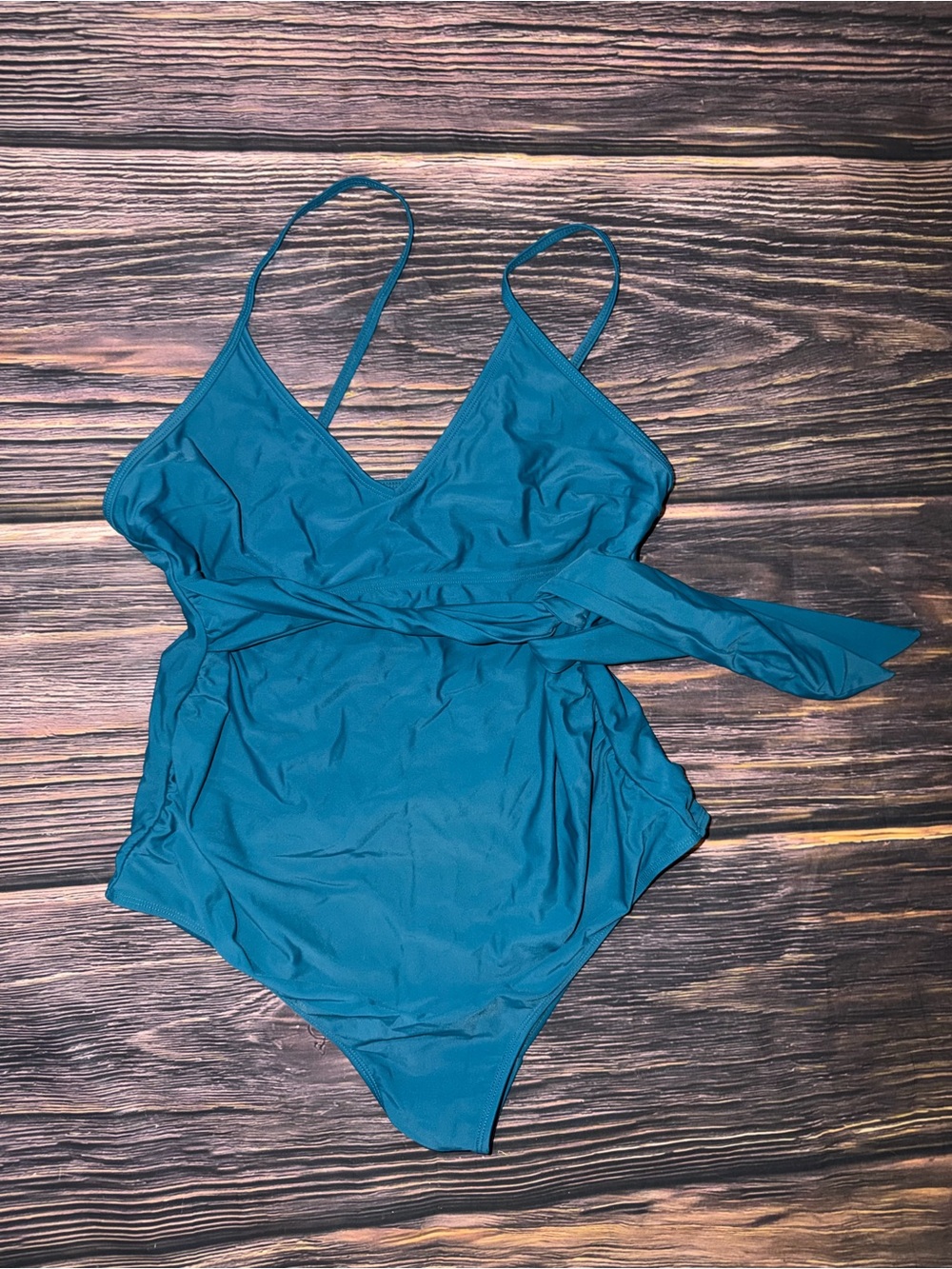 XL Ginkana Maternity One-Piece Teal Swimsuit